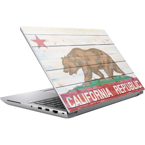 California Flag Light Wood HP ZBook Fury 16 G10 Skin