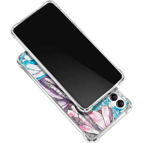 California Monarch Collage Gabb Phone 4 Clear Case