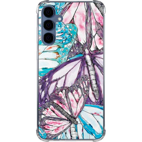 California Monarch Collage Galaxy A55 5G Clear Case