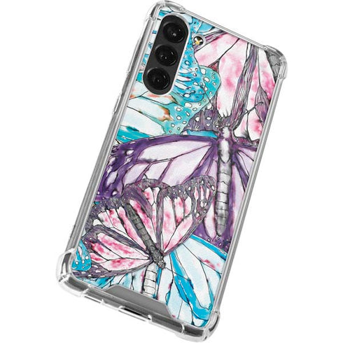 California Monarch Collage Galaxy S24 FE Clear Case