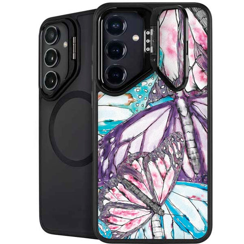 California Monarch Collage Galaxy S25 Kickstand Case