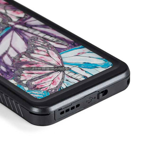 California Monarch Collage Galaxy S24 Plus Waterproof Case