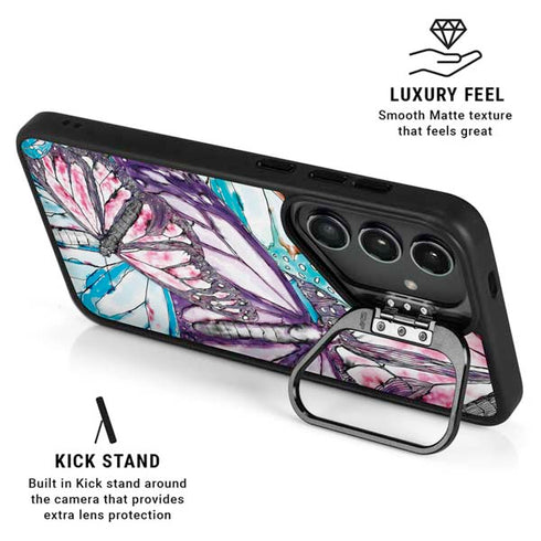 California Monarch Collage Galaxy S24 Ultra Kickstand Case