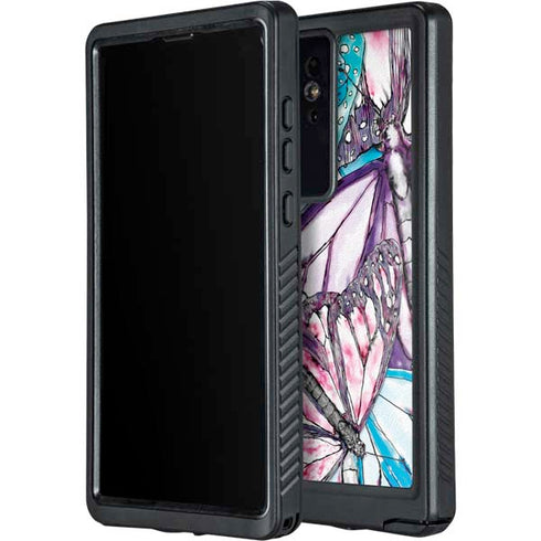 California Monarch Collage Galaxy S24 Ultra Waterproof Case