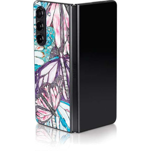 California Monarch Collage Galaxy Z Fold5 5G Skin