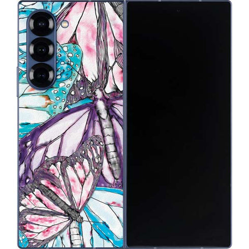 California Monarch Collage Galaxy Z Fold6 Skin