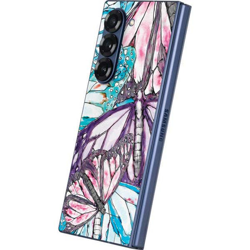 California Monarch Collage Galaxy Z Fold6 Skin