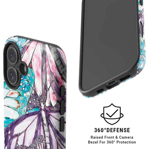 California Monarch Collage iPhone 16 Plus Magsafe Impact Case