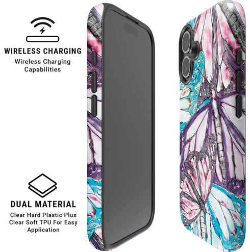 California Monarch Collage iPhone 16 Plus Magsafe Impact Case