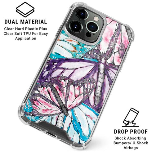 California Monarch Collage iPhone 16 Pro Clear Case