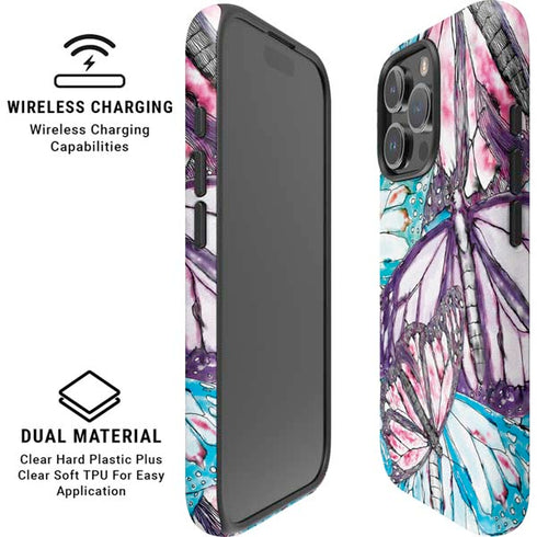 California Monarch Collage iPhone 16 Pro Magsafe Impact Case