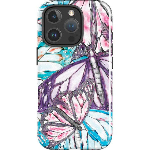 California Monarch Collage iPhone 16 Pro Max Impact Case
