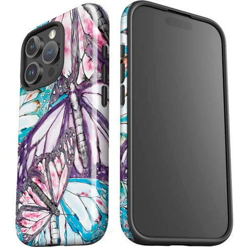 California Monarch Collage iPhone 16 Pro Max Impact Case