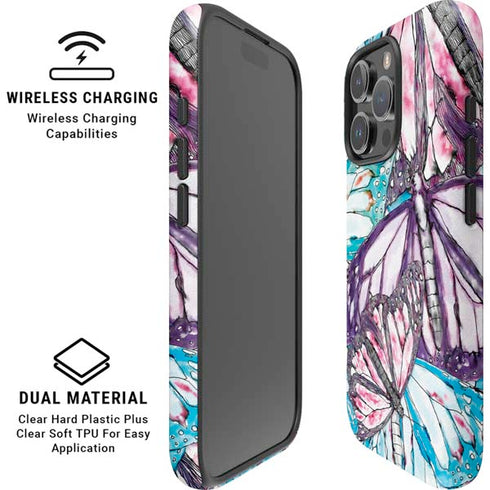 California Monarch Collage iPhone 16 Pro Max Magsafe Impact Case