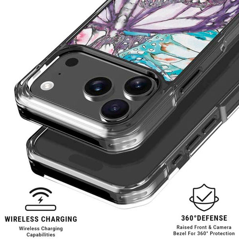 California Monarch Collage iPhone 18 Pro Clear Case