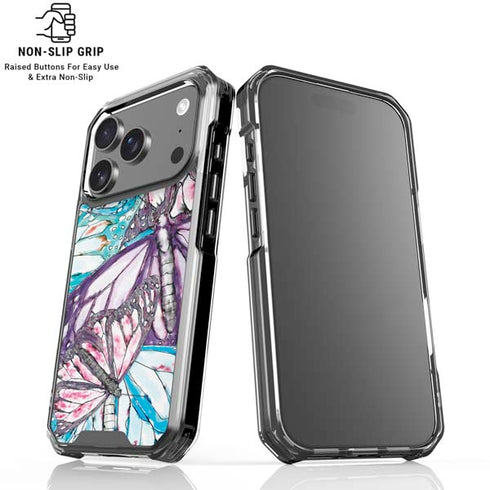 California Monarch Collage iPhone 18 Pro Clear Case