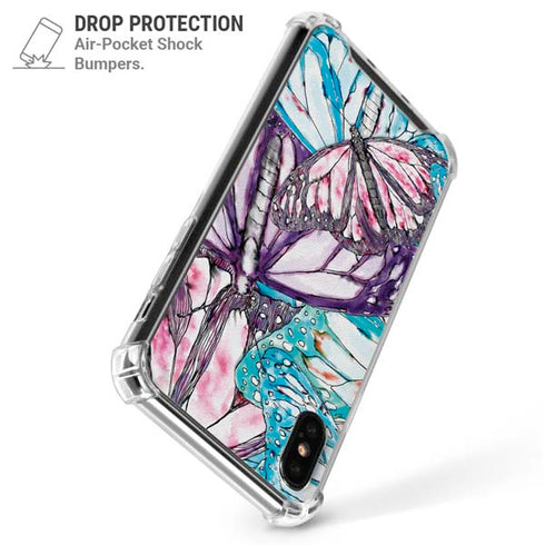 California Monarch Collage iPhone X/XS Clear Case
