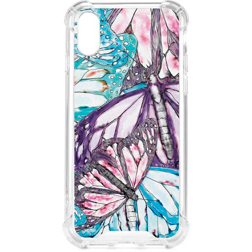 California Monarch Collage iPhone XS Clear Case