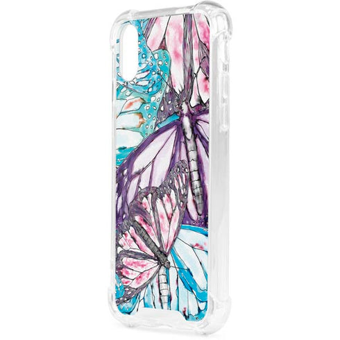 California Monarch Collage iPhone XS Clear Case