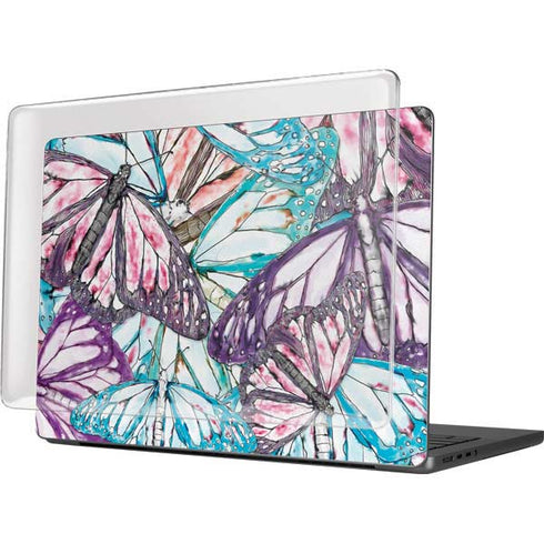 California Monarch Collage MacBook Pro 14in (2021-24) Case plus Skin