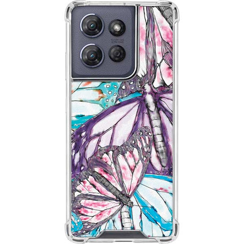 California Monarch Collage Moto G 5G (2025) Clear Case
