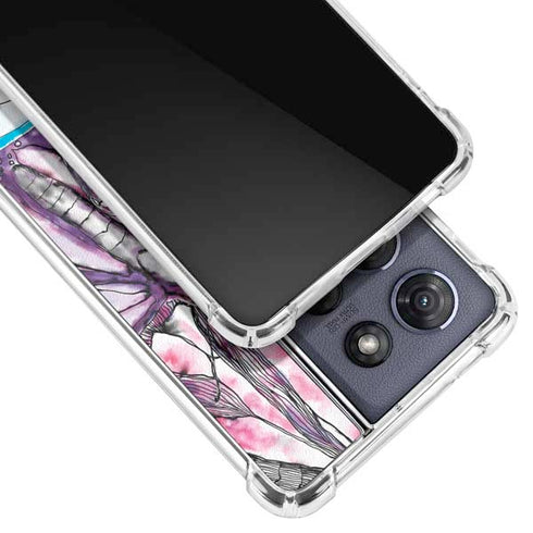 California Monarch Collage Moto G 5G (2025) Clear Case