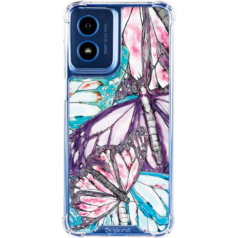 California Monarch Collage Moto G Play 4G (2024) Clear Case