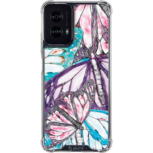 California Monarch Collage Moto G Power 5G (2024) Clear Case