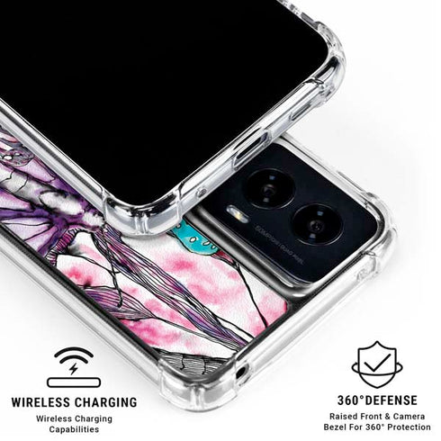 California Monarch Collage Moto G Power 5G (2024) Clear Case