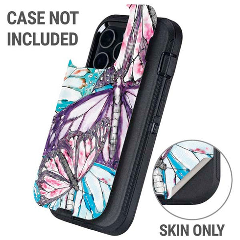 California Monarch Collage Otterbox Defender iPhone Skin