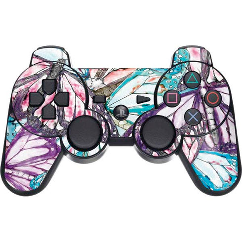 California Monarch Collage PS3 Dual Shock wireless controller Skin