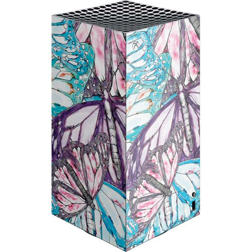 California Monarch Collage XBox Series X Digital Edition Console Skin
