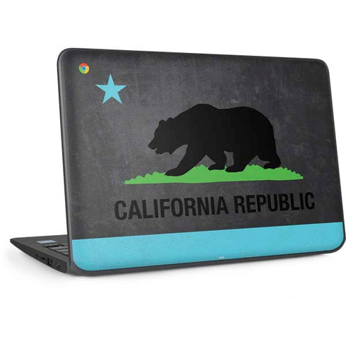 California Neon Republic HP Chromebook Skin