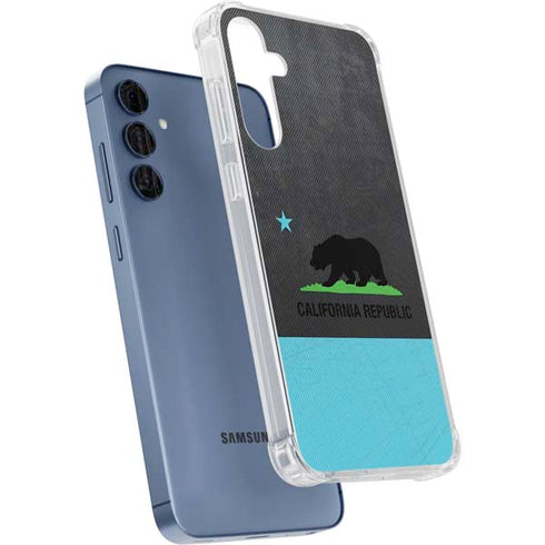 California Neon Republic Galaxy A55 5G Clear Case