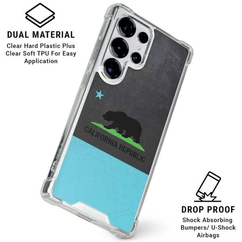 California Neon Republic Galaxy S25 Ultra Clear Case