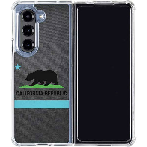 California Neon Republic Galaxy Z Fold5 5G Clear Case