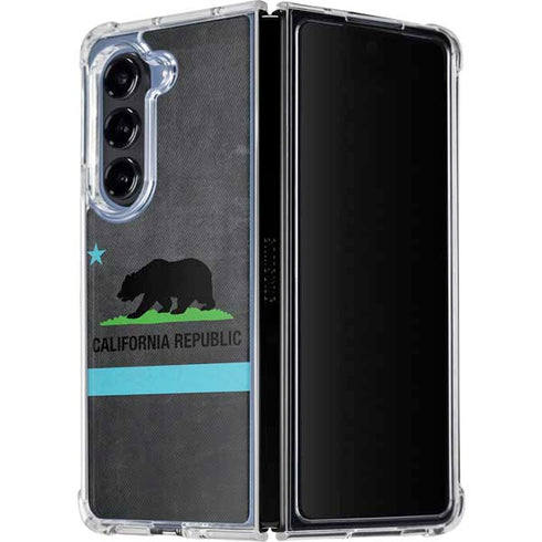 California Neon Republic Galaxy Z Fold5 5G Clear Case