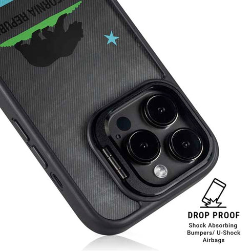 California Neon Republic iPhone 14 Pro Max Kickstand Case