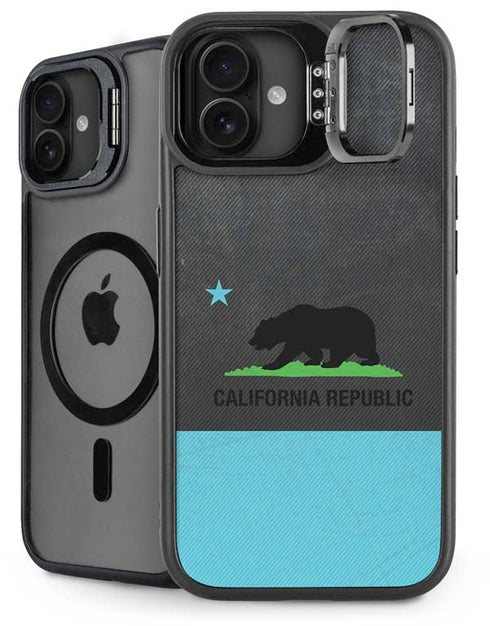 California Neon Republic iPhone 16 Kickstand Case