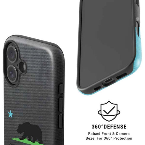 California Neon Republic iPhone 16 Magsafe Impact Case