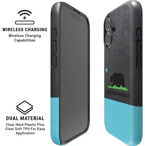 California Neon Republic iPhone 16 Magsafe Impact Case
