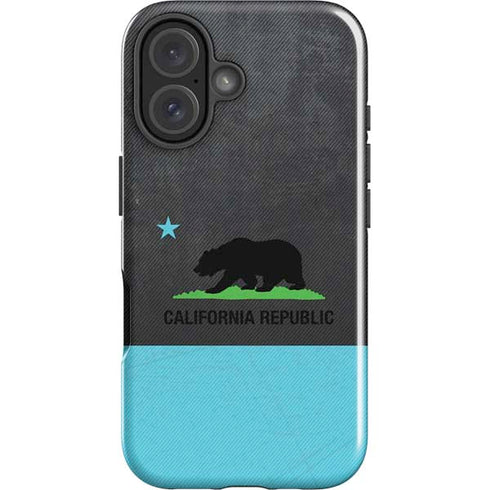 California Neon Republic iPhone 16 Plus Impact Case