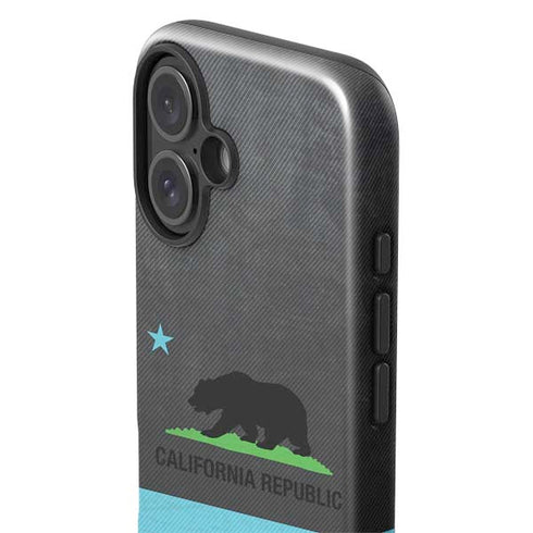 California Neon Republic iPhone 16 Plus Impact Case