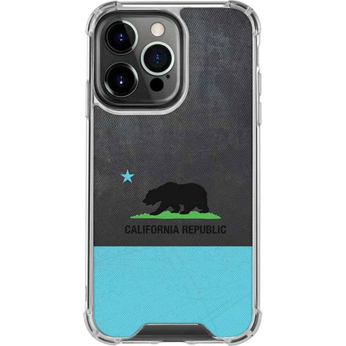 California Neon Republic iPhone 16 Pro Clear Case