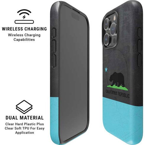 California Neon Republic iPhone 16 Pro Max Magsafe Impact Case