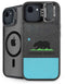 California Neon Republic iPhone 16e Kickstand Case
