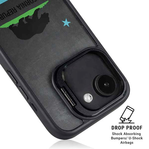 California Neon Republic iPhone 16e Kickstand Case