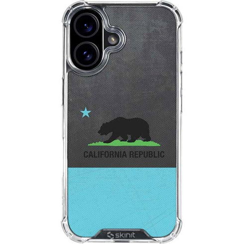 California Neon Republic iPhone 17 Clear Case