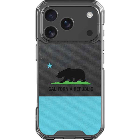 California Neon Republic iPhone 18 Pro Clear Case