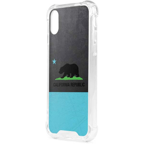 California Neon Republic iPhone XS Clear Case